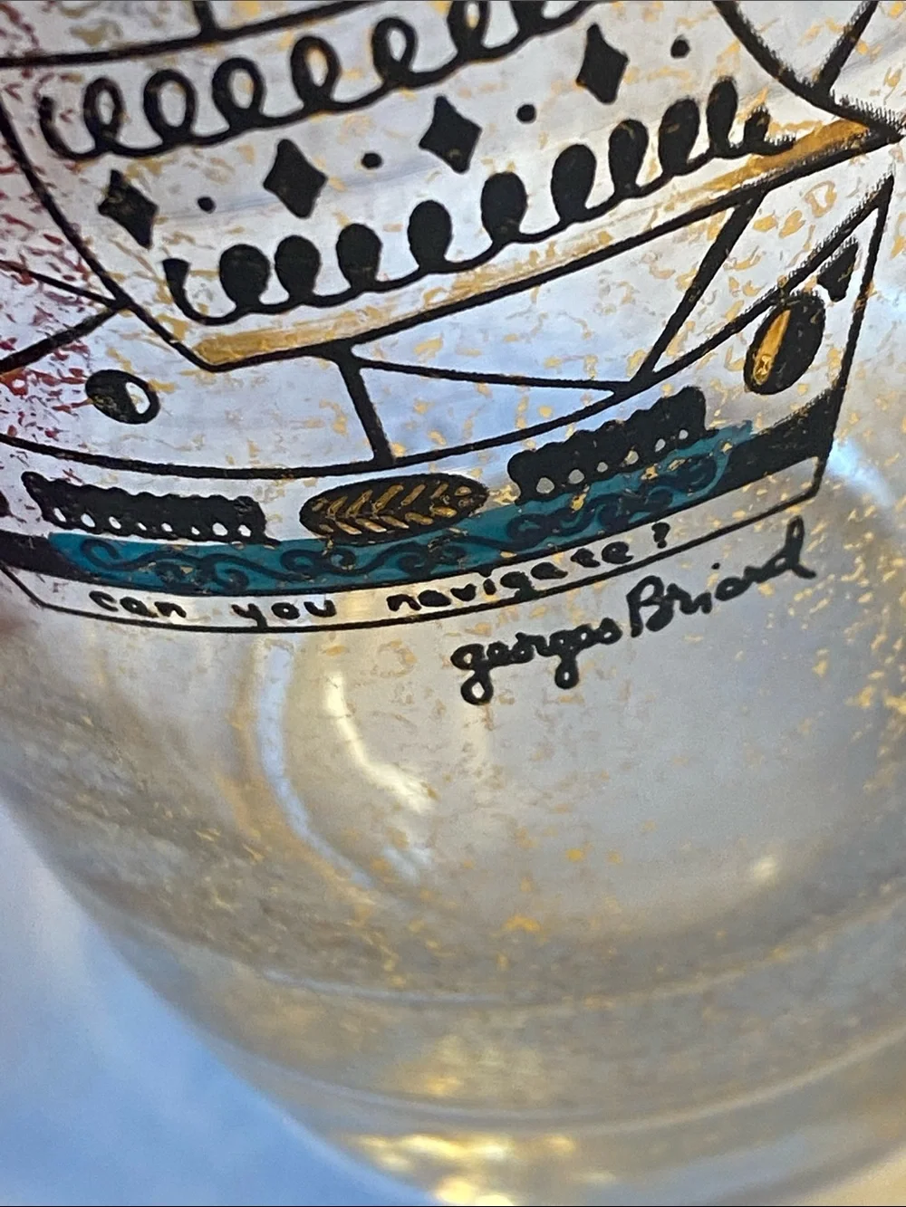 Can You Navigate? Georges Briard Mid Century Classic Martini Bar Pitcher
